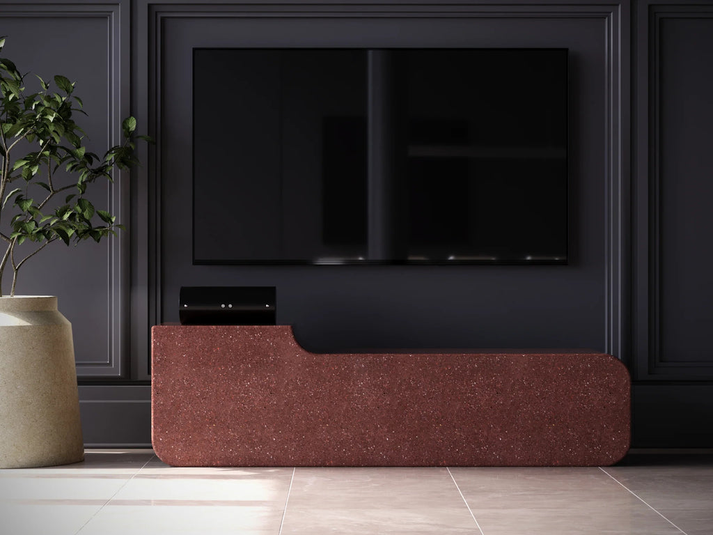 TV-Möbel mit elevation differences
