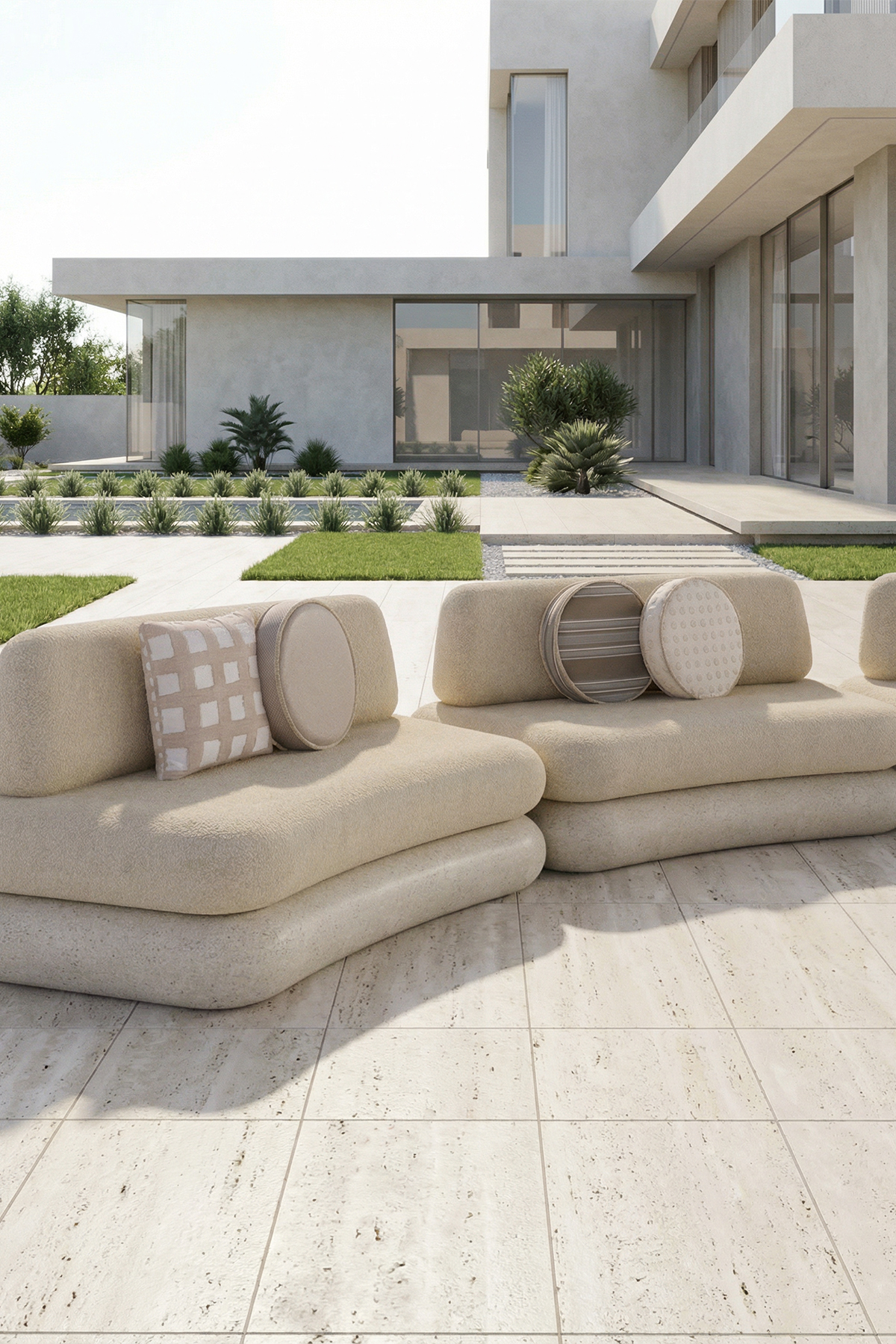 Hegemone Üçlü Beige Bliss