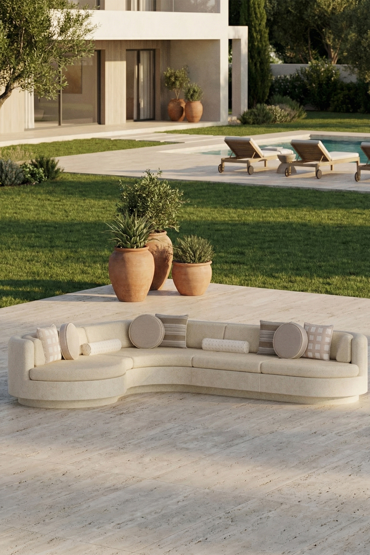 Angelia Sol L Koltuk Beige Bliss