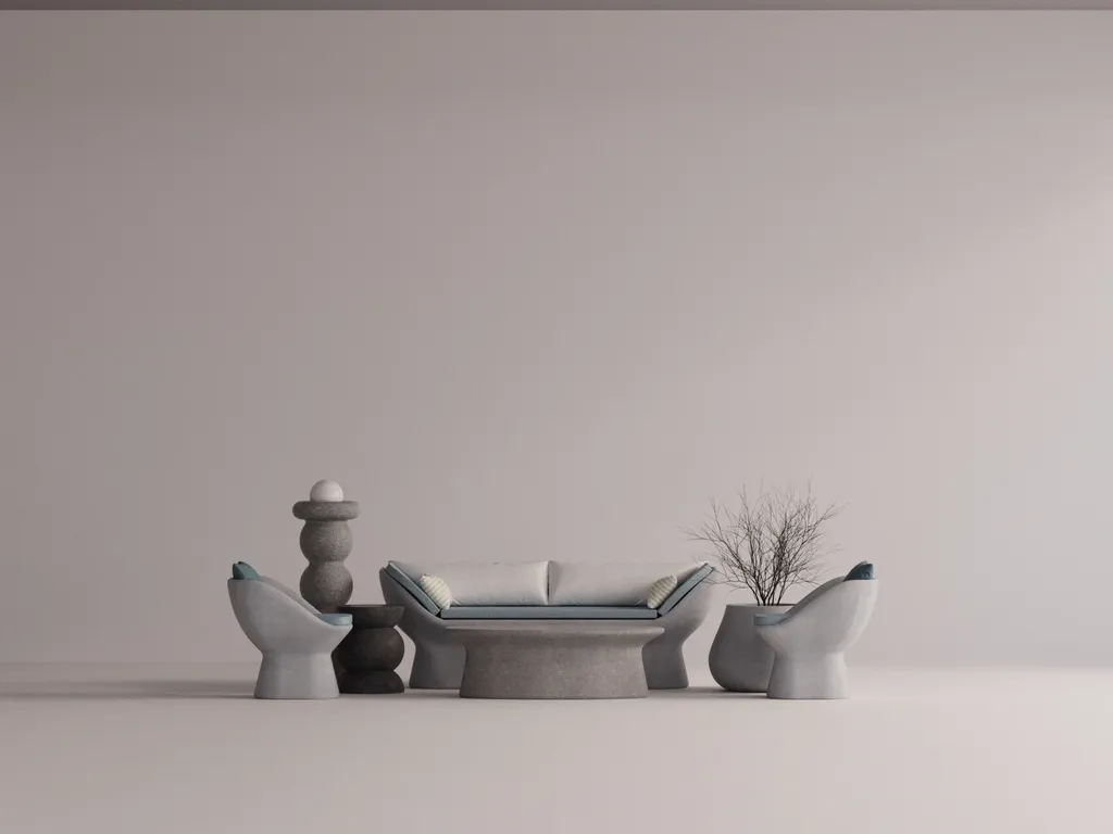 Athena Teal Sitzgruppe