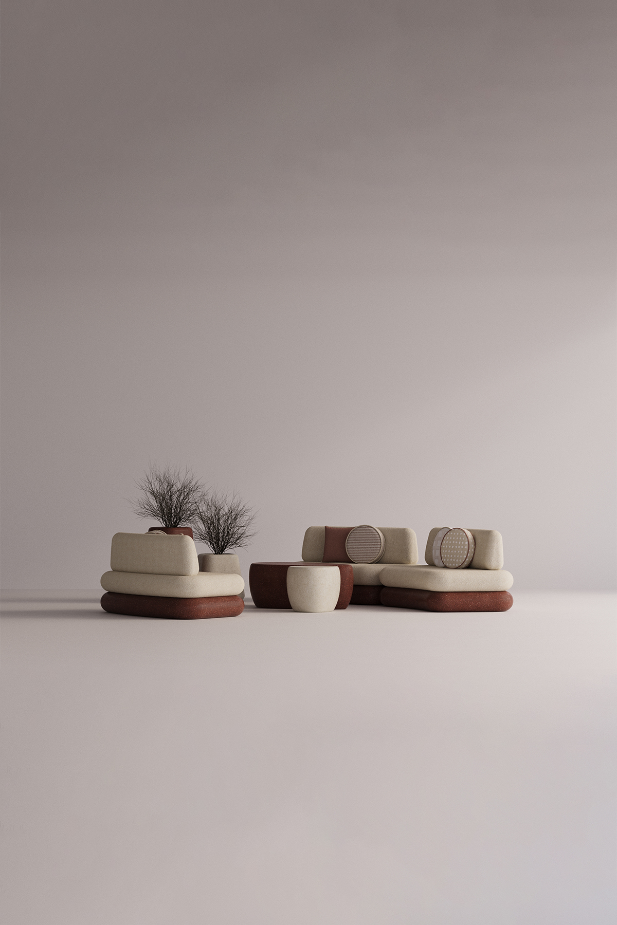 Hegemone Ruby Sitzgruppe