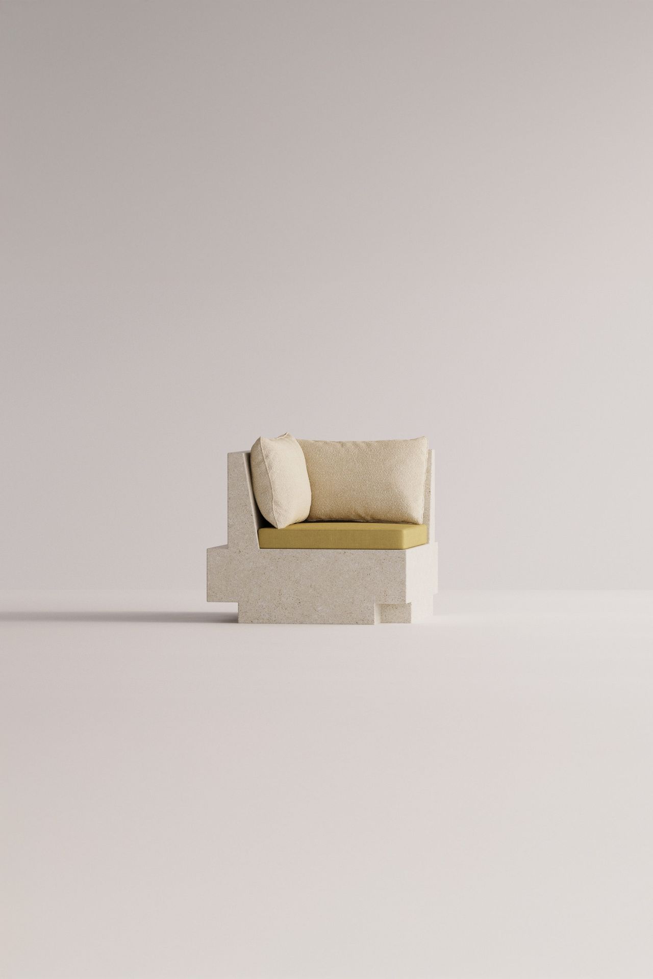 [51632402923804] Helios Ecke (Beige Boucléa / Senf Lintera, Creme)