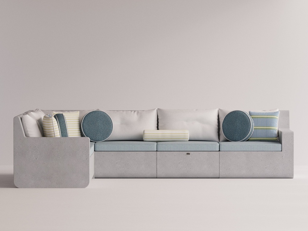 Aion L-Sofa Teal