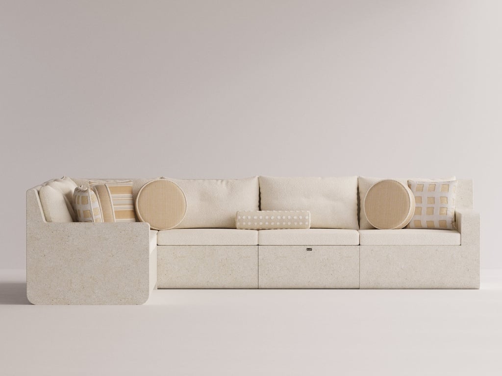 Aion L-Sofa Latte