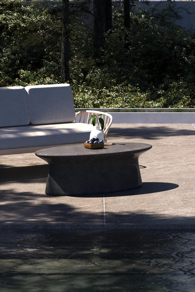 oval coffee table model tilla