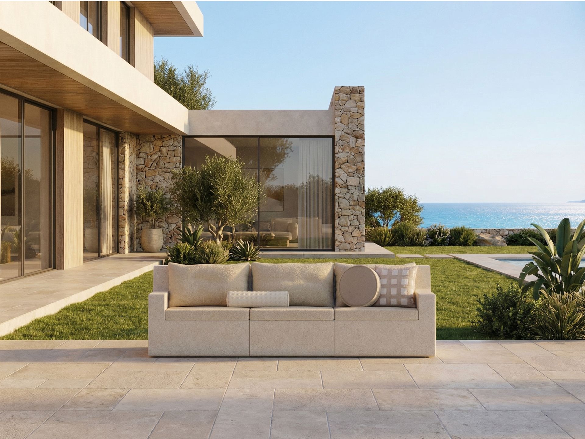 Aion Üçlü Beige Bliss