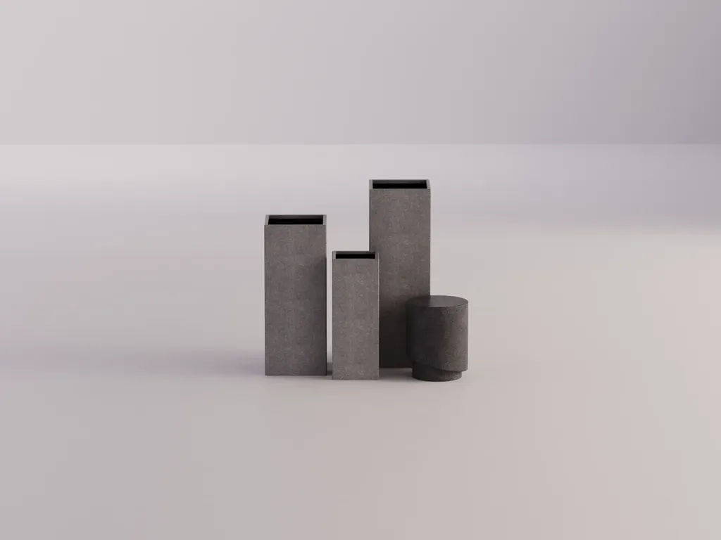 Cube Long Gray Set
