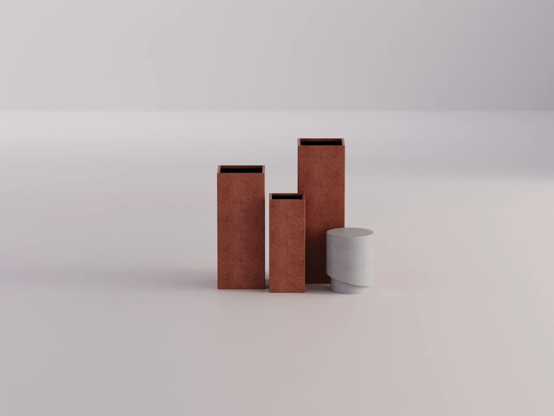 Cube Long Red Set