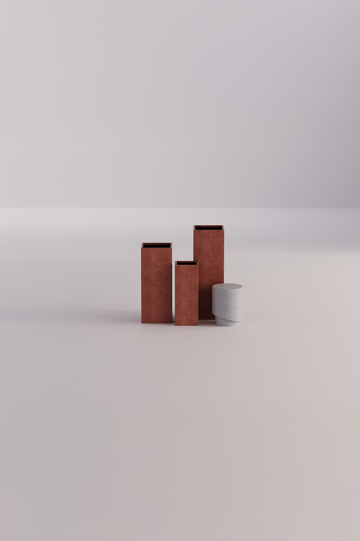 Cube Long Red Set