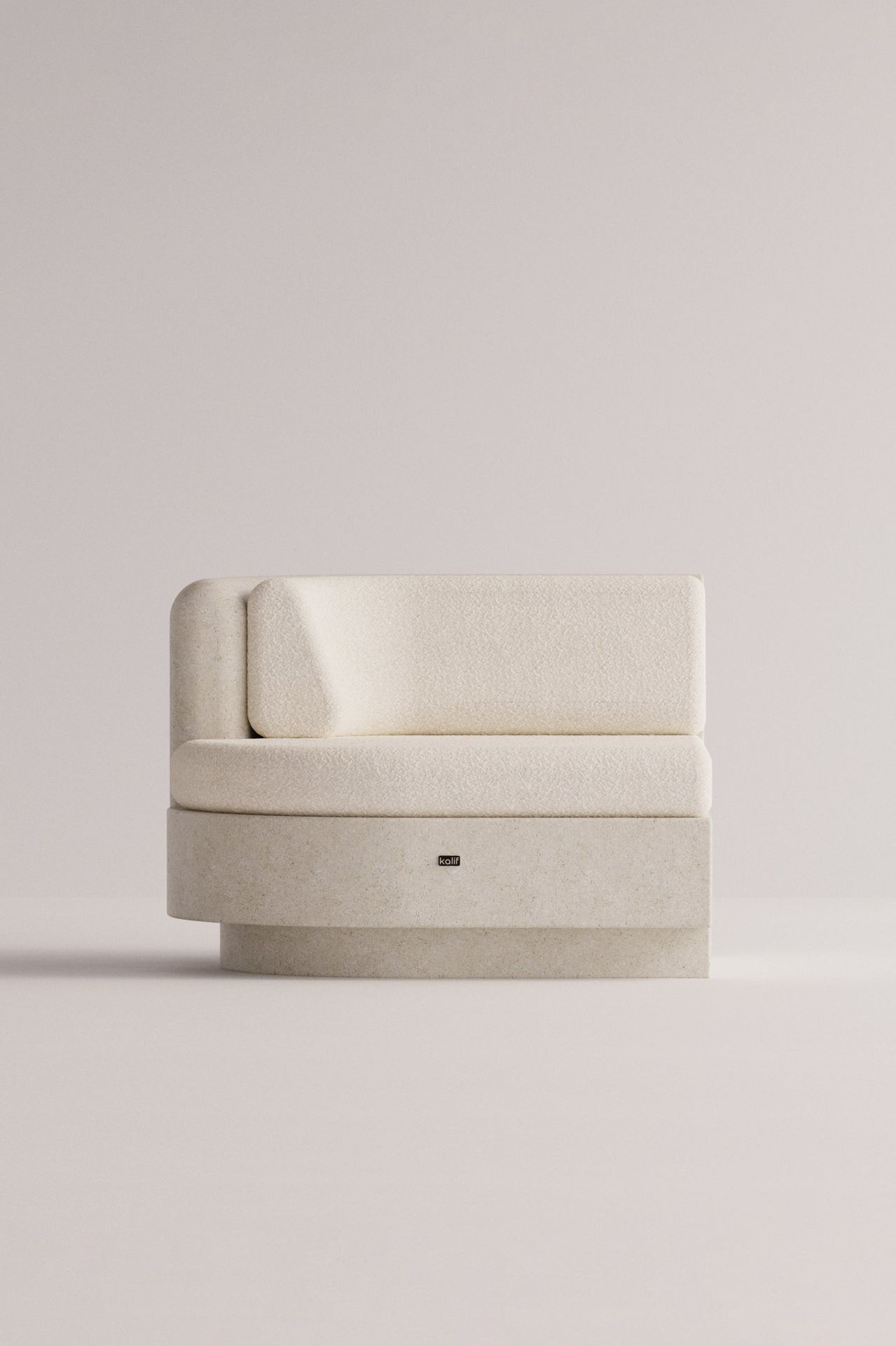 [51571009978652] Angelia Small Left Side (White Boucléa, Cream)