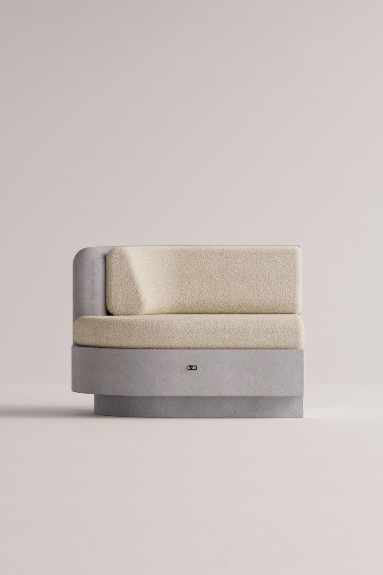 [51739701051676] Angelia Small Left Side (Beige Boucléa, White)
