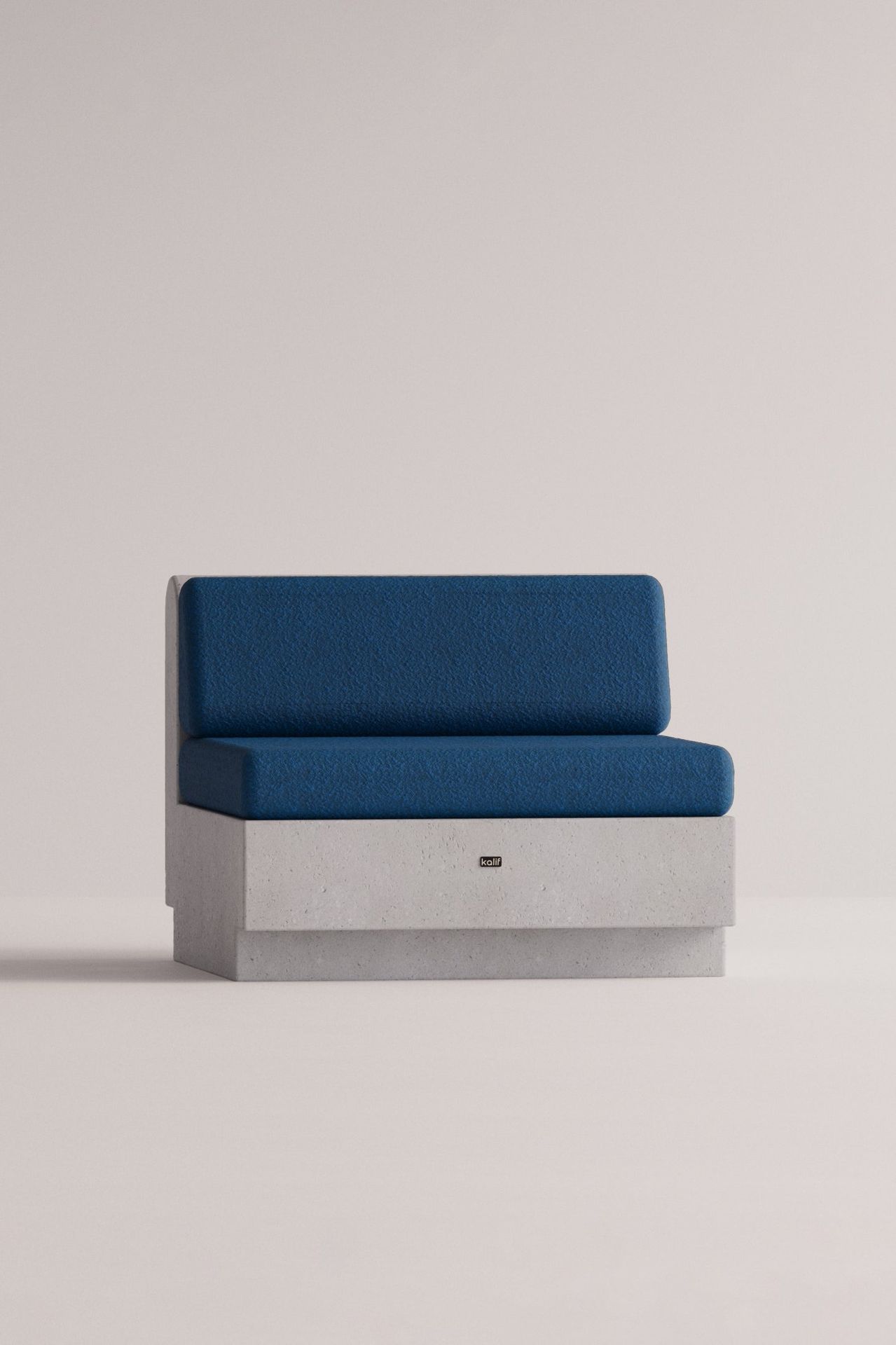 [51571167265052] Angelia Single (Dark Blue Boucléa, White)