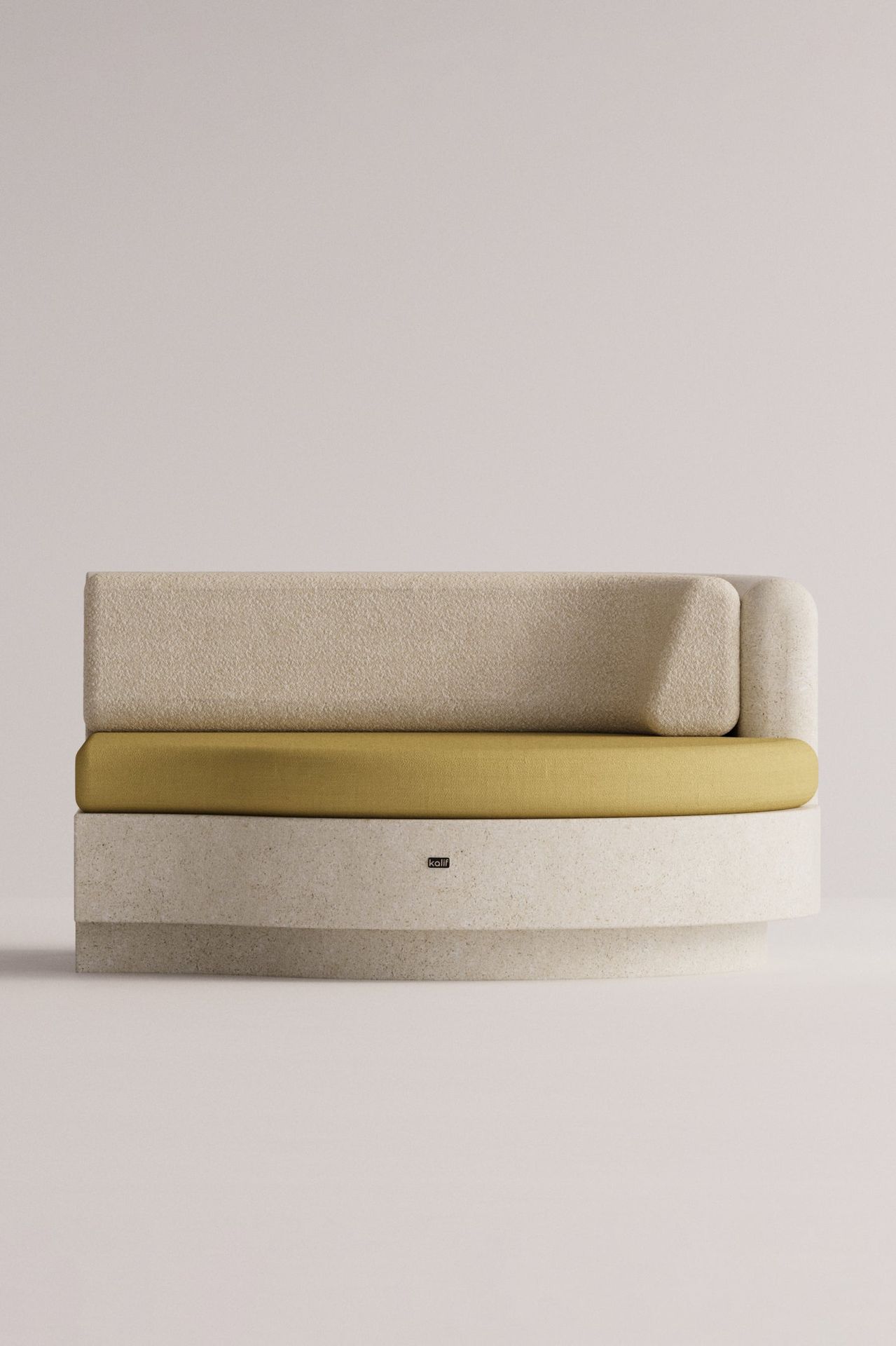 [51570718998812] Angelia Big Right Side (Beige Boucléa / Mustard Lintera, Cream)