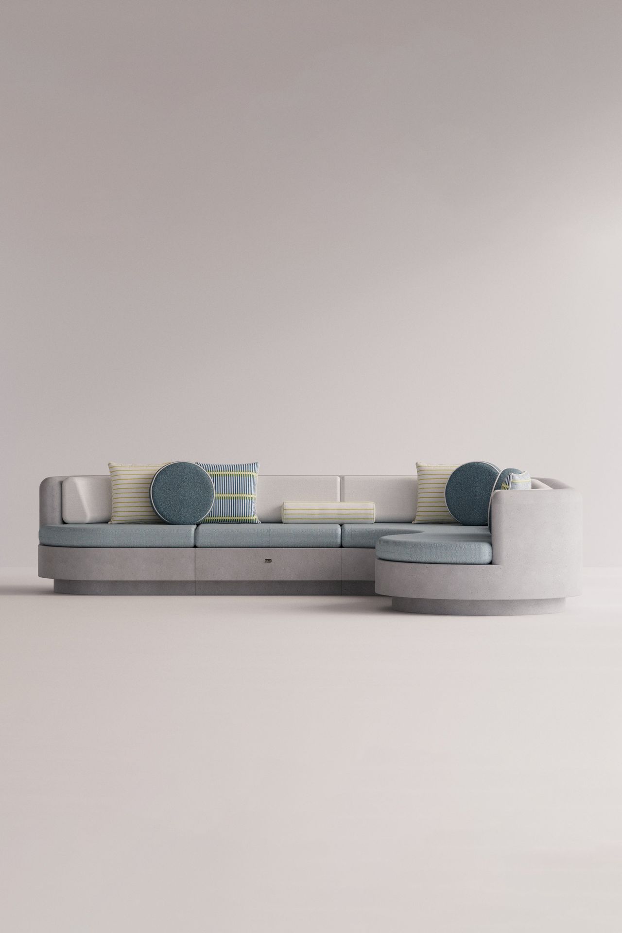 [51558815891740] Angelia Right L Sofa Teal