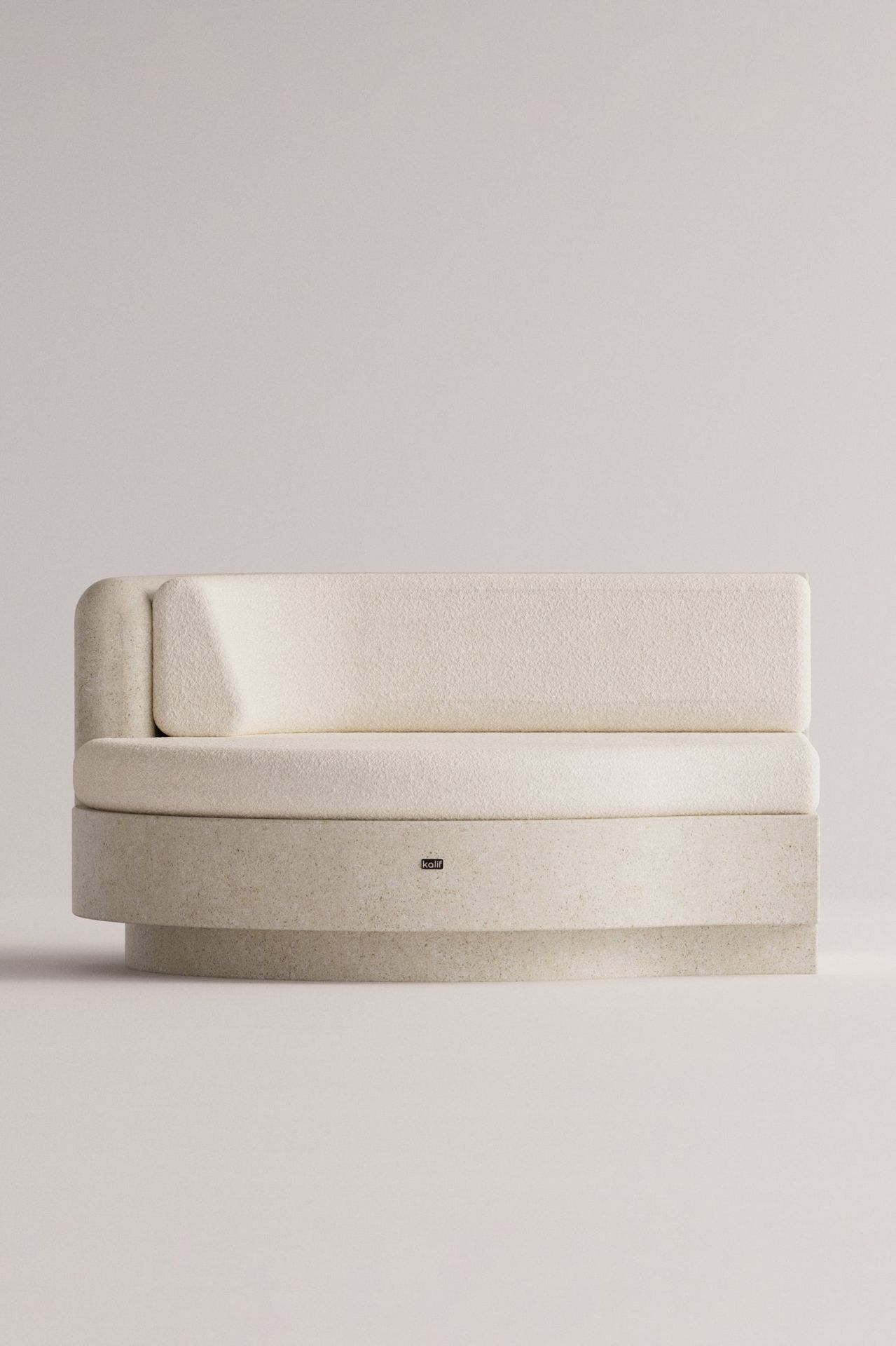 [51570932154652] Angelia Large Left Side (White Boucléa, Cream)