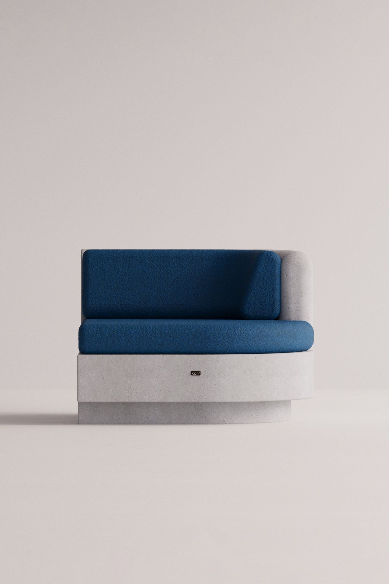 [51571083542812] Angelia Little Right Side (Dark Blue Boucléa, White)