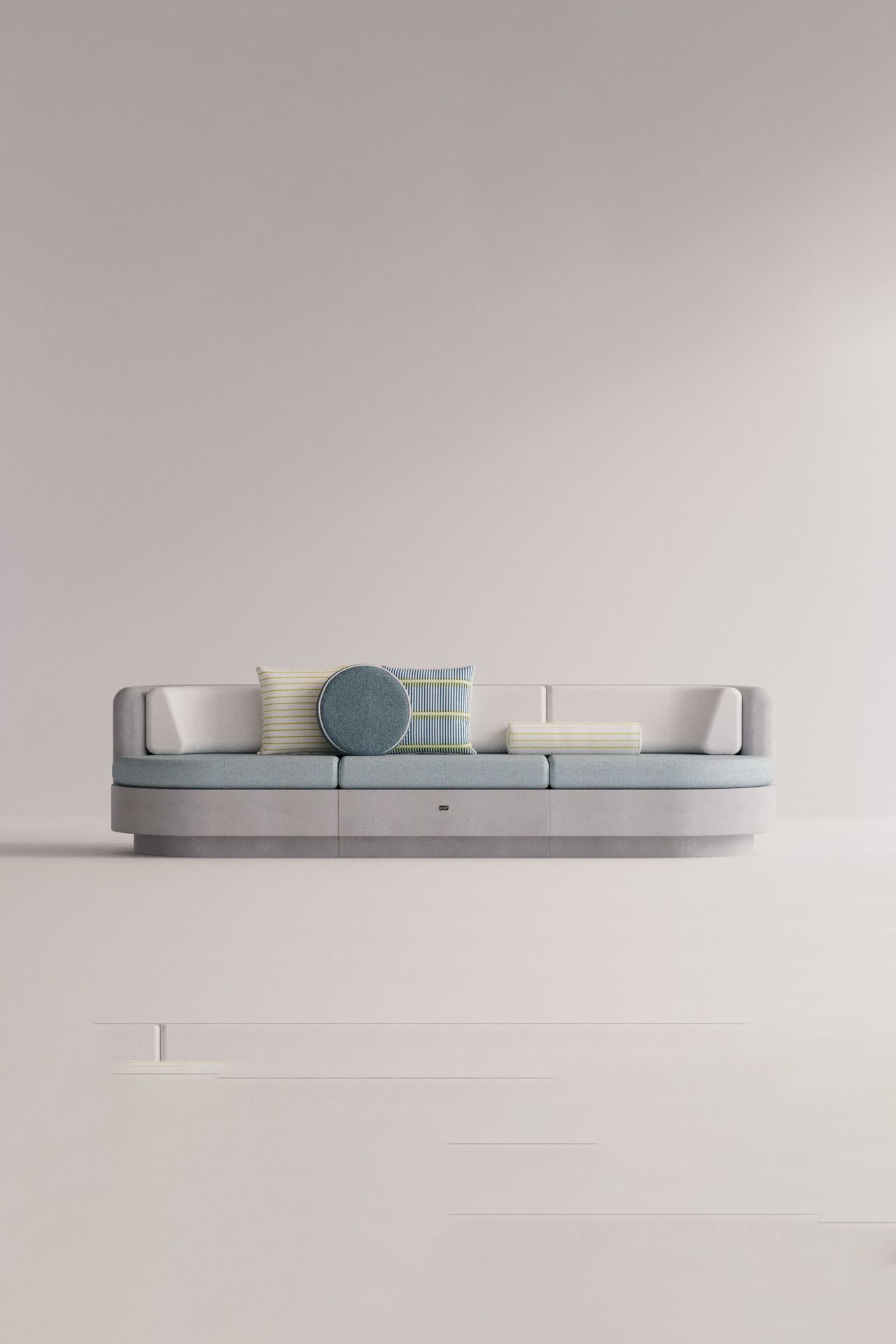 [51571340280092] Angelia Triple Sofa Teal
