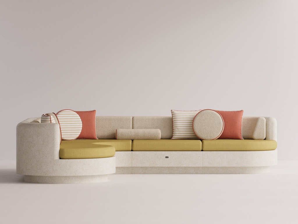 Angelia Left L Sofa Sunset