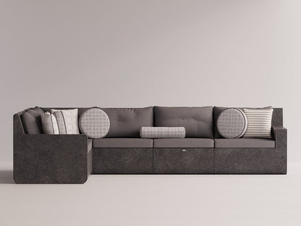 Aion L Sofa Midnight