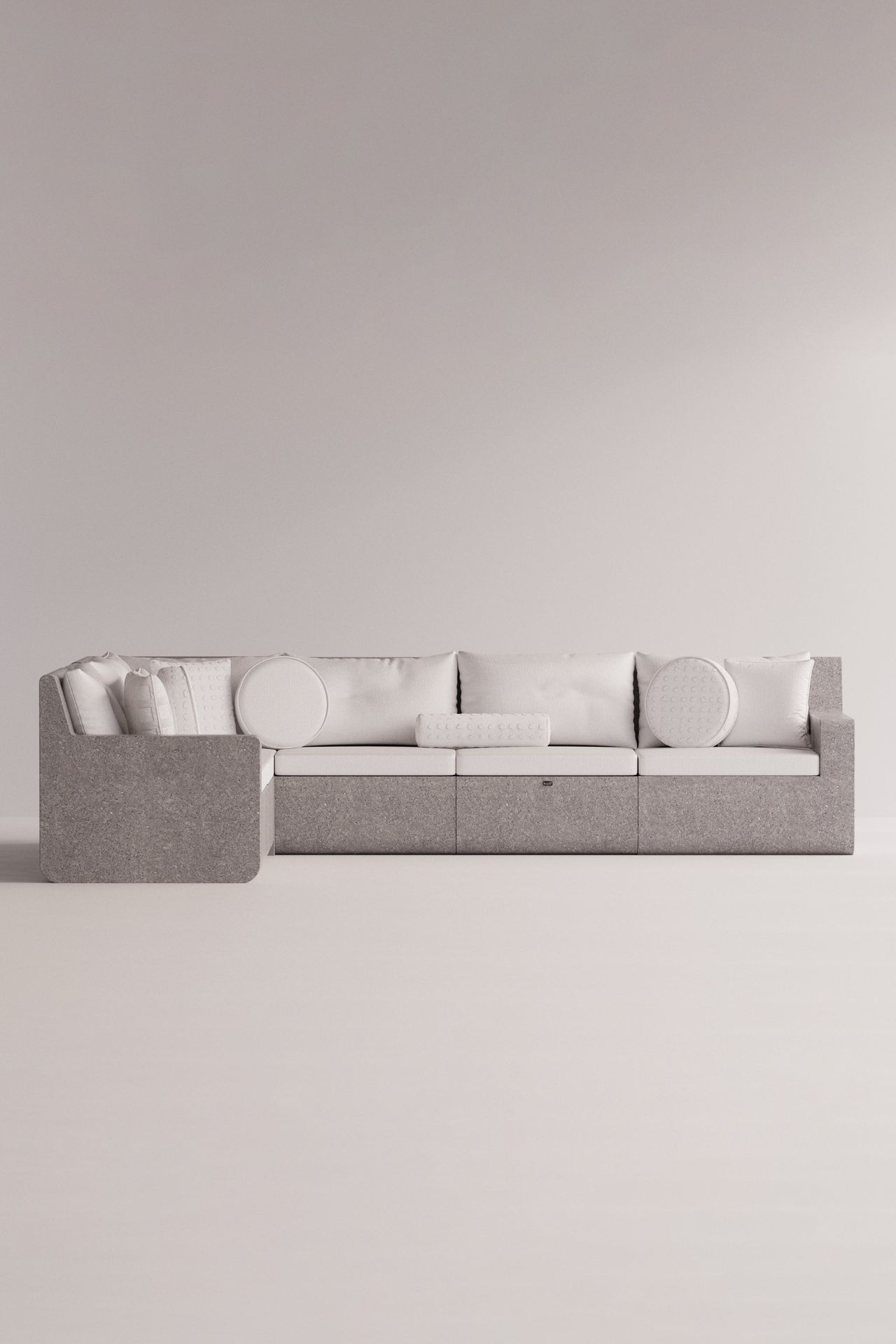 [51639842537756] Aion L Sofa Moonlight (Moonlight Grey)