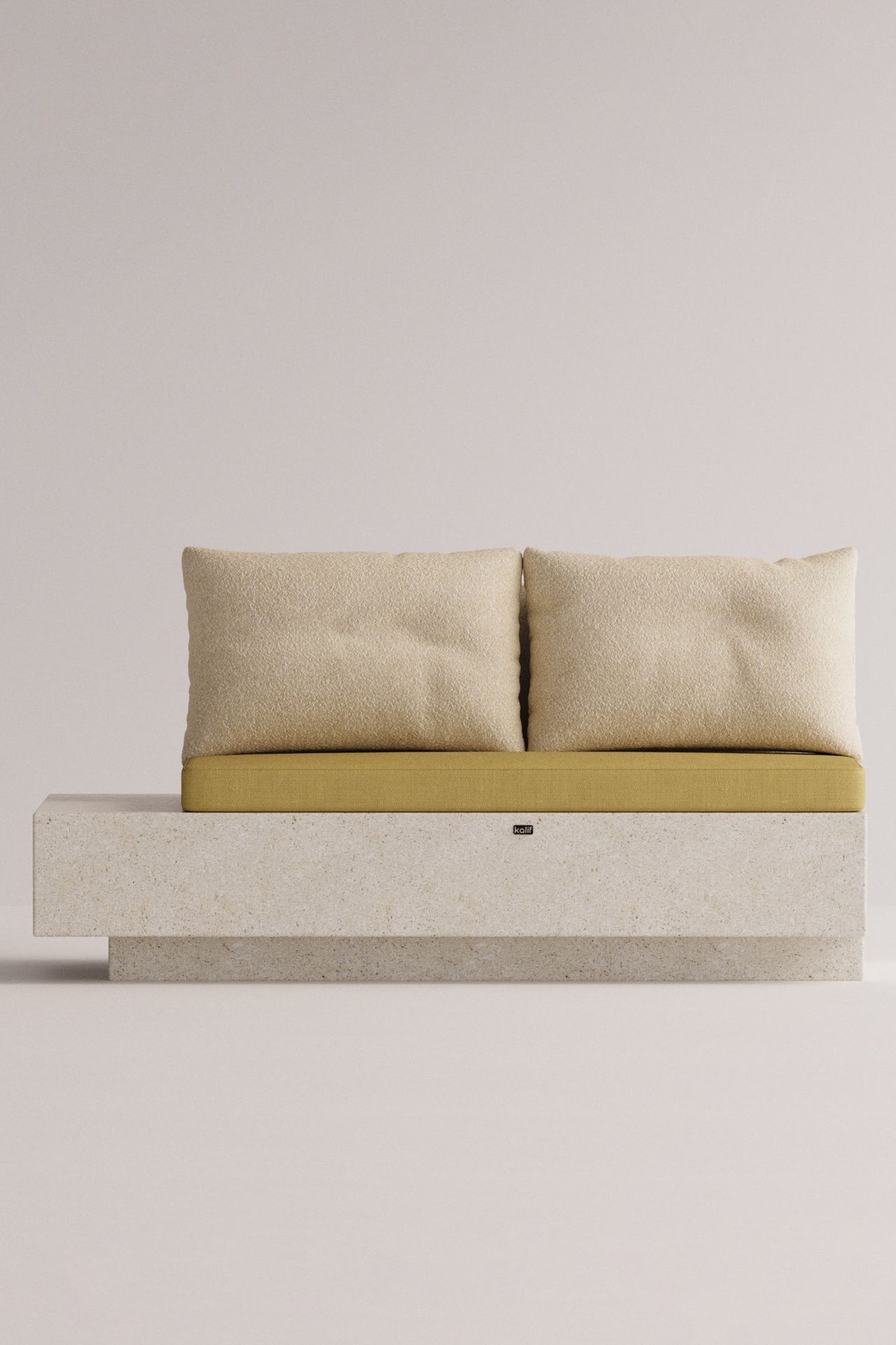 [51632428515612] Helios Linkerzijde (Beige Boucléa / Mosterd Lintera, Room)