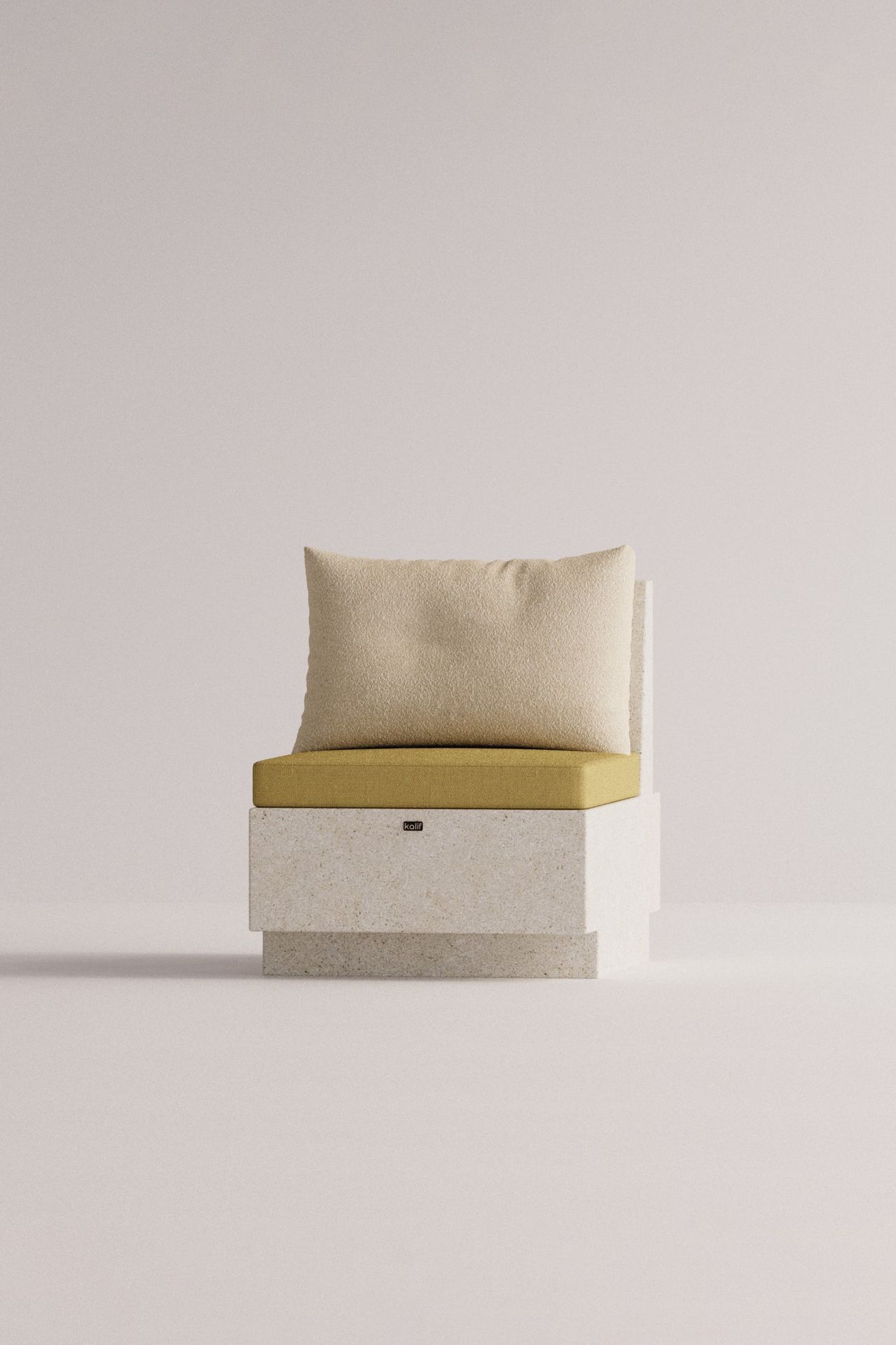 [51631935750428] Helios Enkel (Beige Boucléa / Mosterd Lintera, Room)