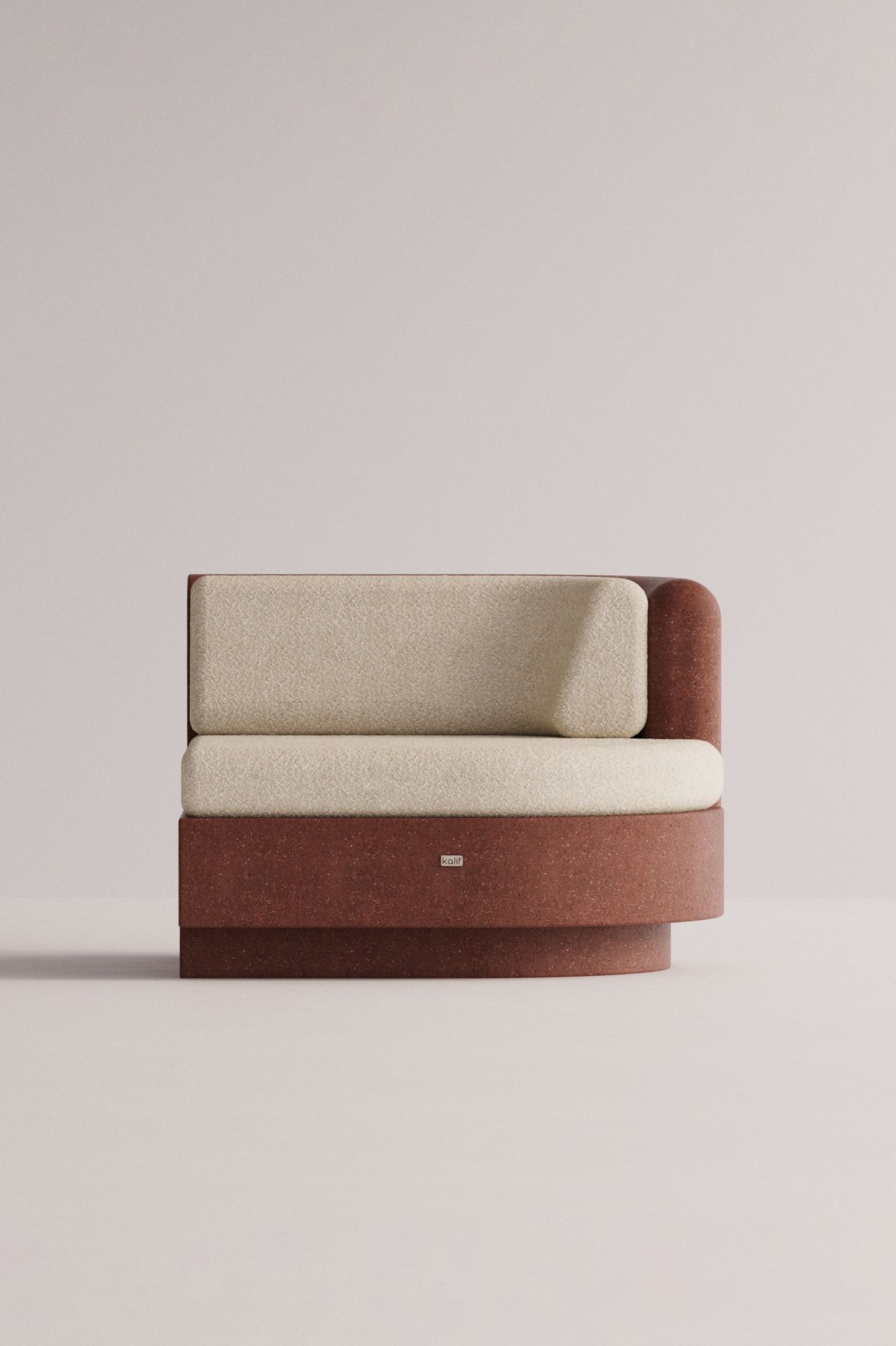 [51571083706652] Angelia Kleine rechterkant (Beige Boucléa, Kastanjebruin)