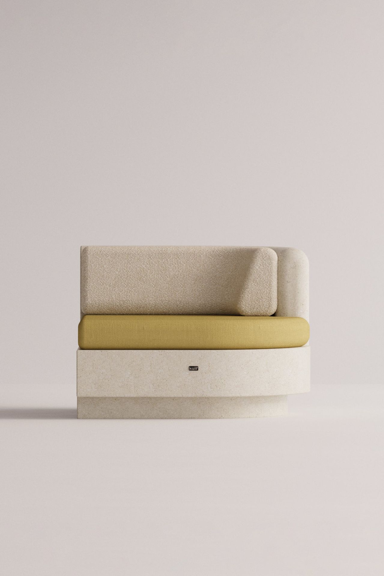 [51571083968796] Angelia Kleine rechterkant (Beige Boucléa / Mosterd Lintera, Room)