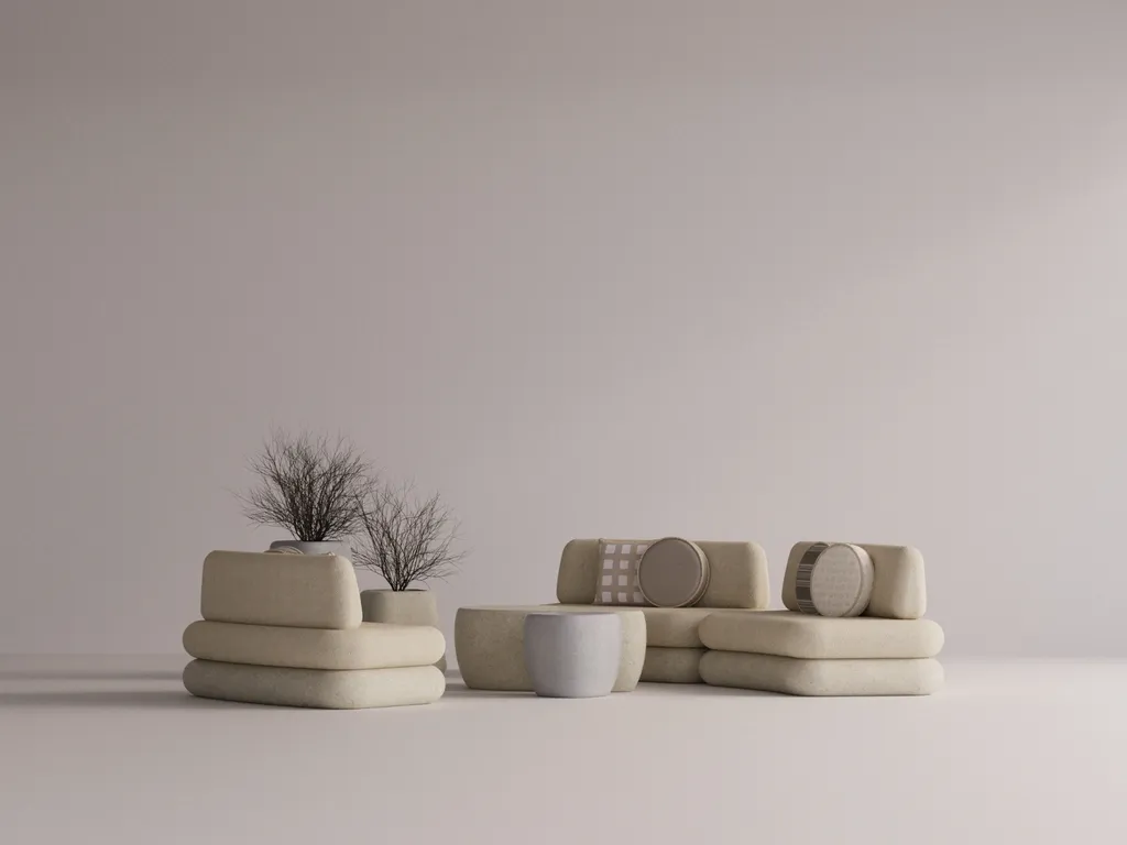 Hegemone Beige Bliss Takım