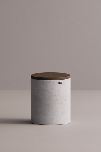 [51414700982556] Round Stool (Kahverengi lareks, Beyaz)