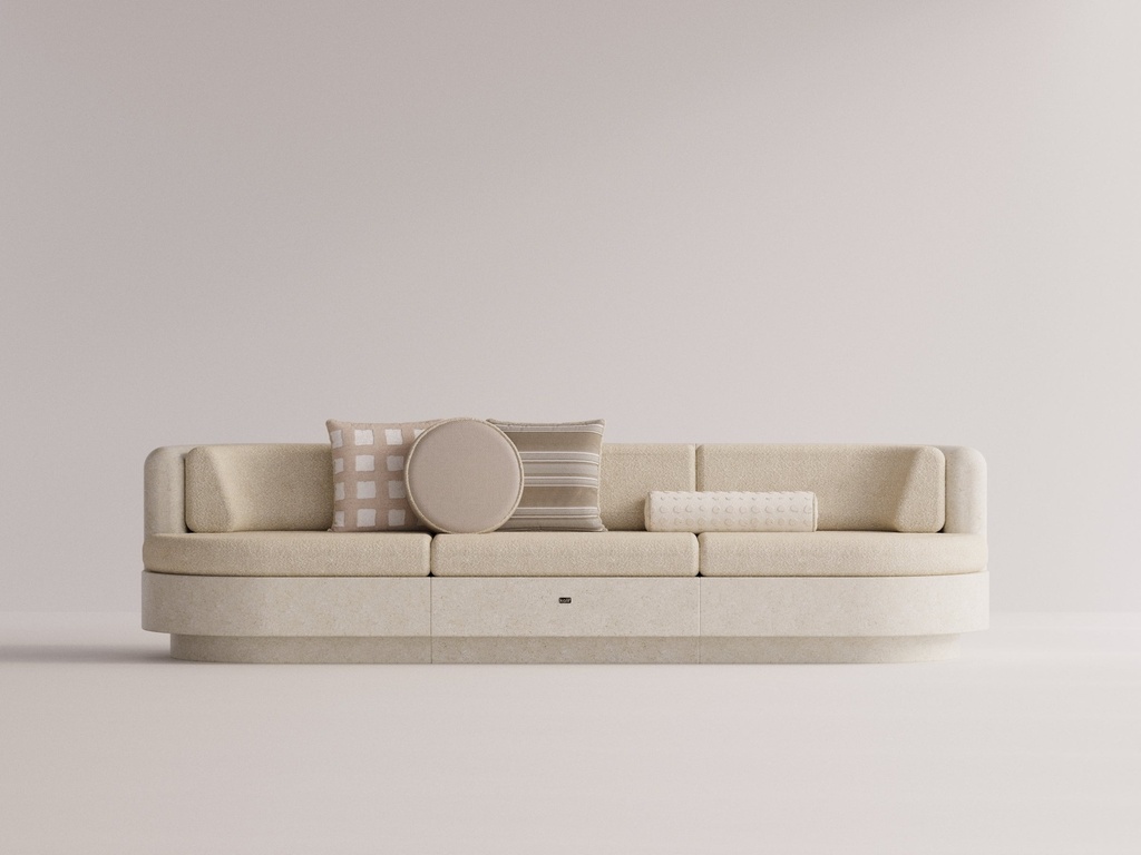 Angelia Üçlü Koltuk Beige Bliss